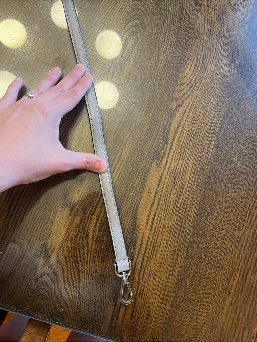 Kate Spade Light Gray Crossbody Purse Strap - Picture 4 of 7